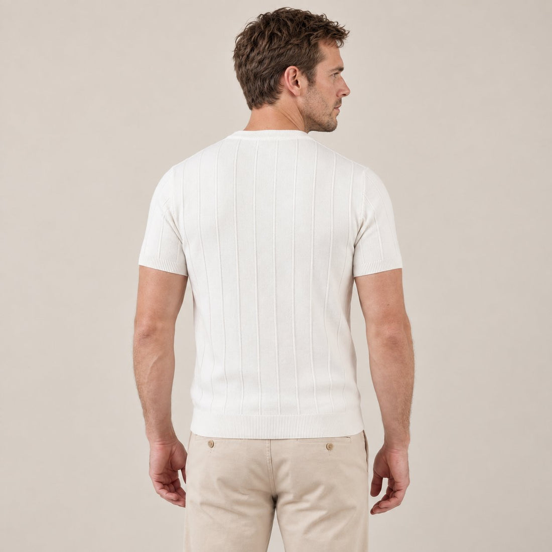 Men's Rib Knit T-Shirt