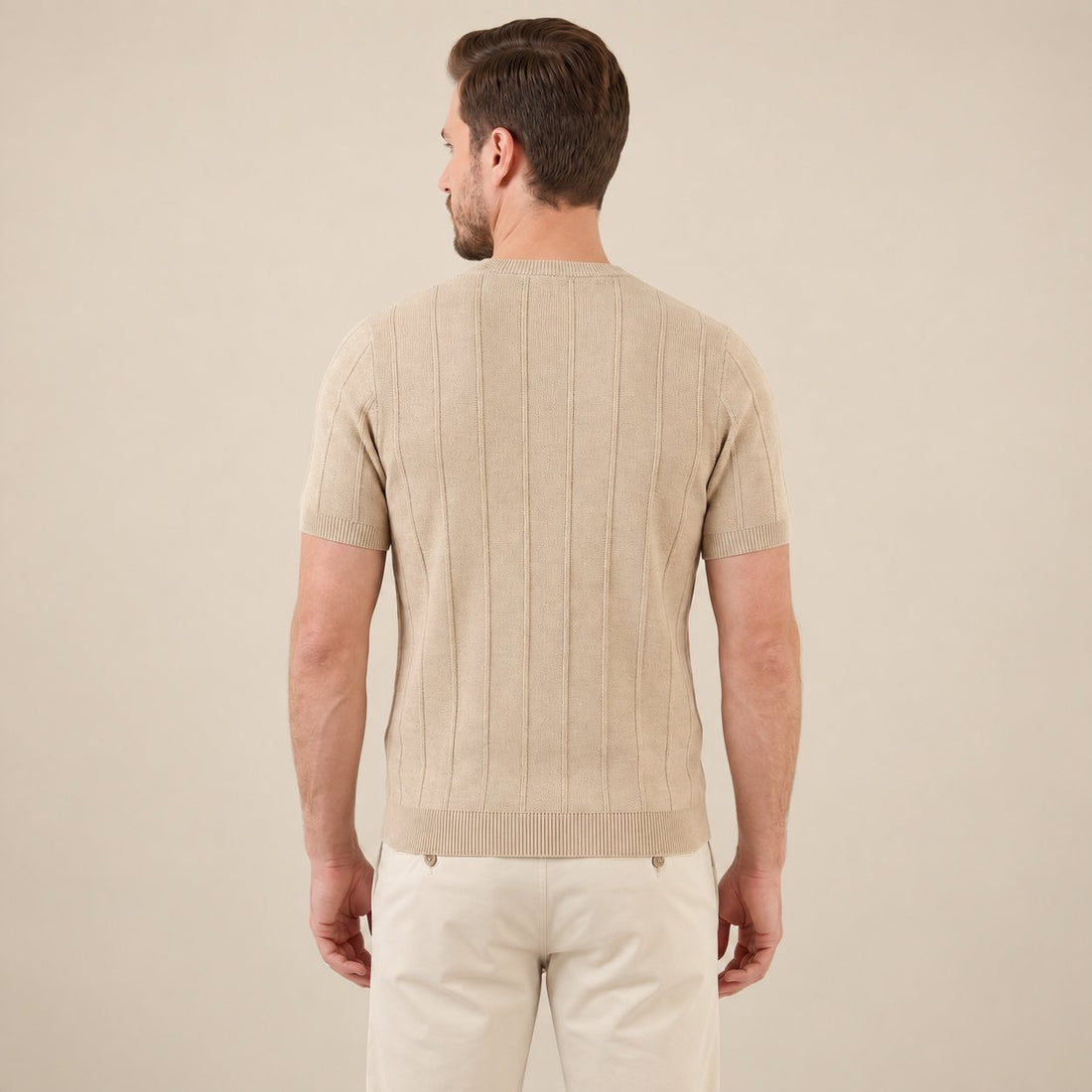 Men's Rib Knit T-Shirt
