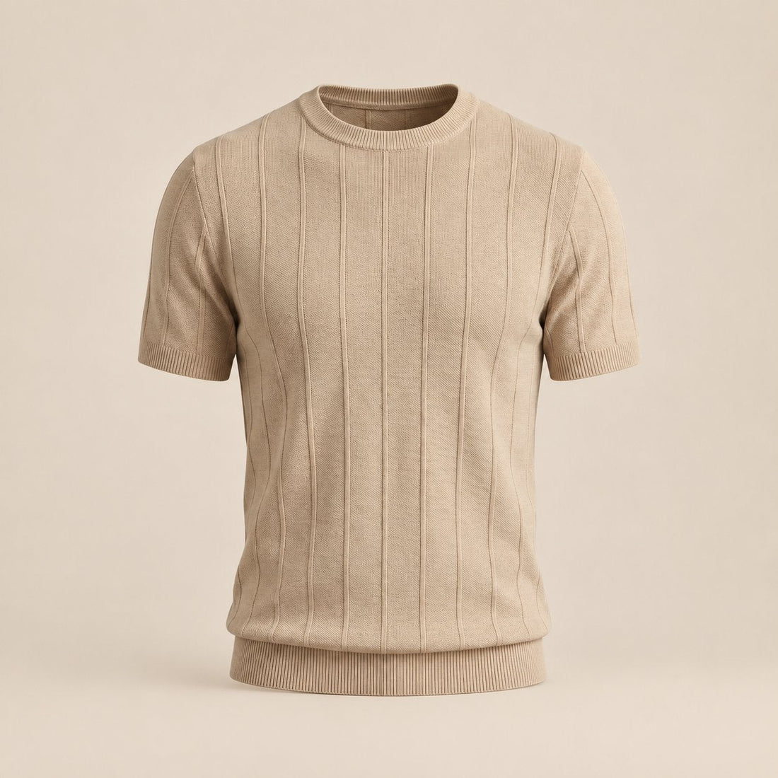 Men's Rib Knit T-Shirt