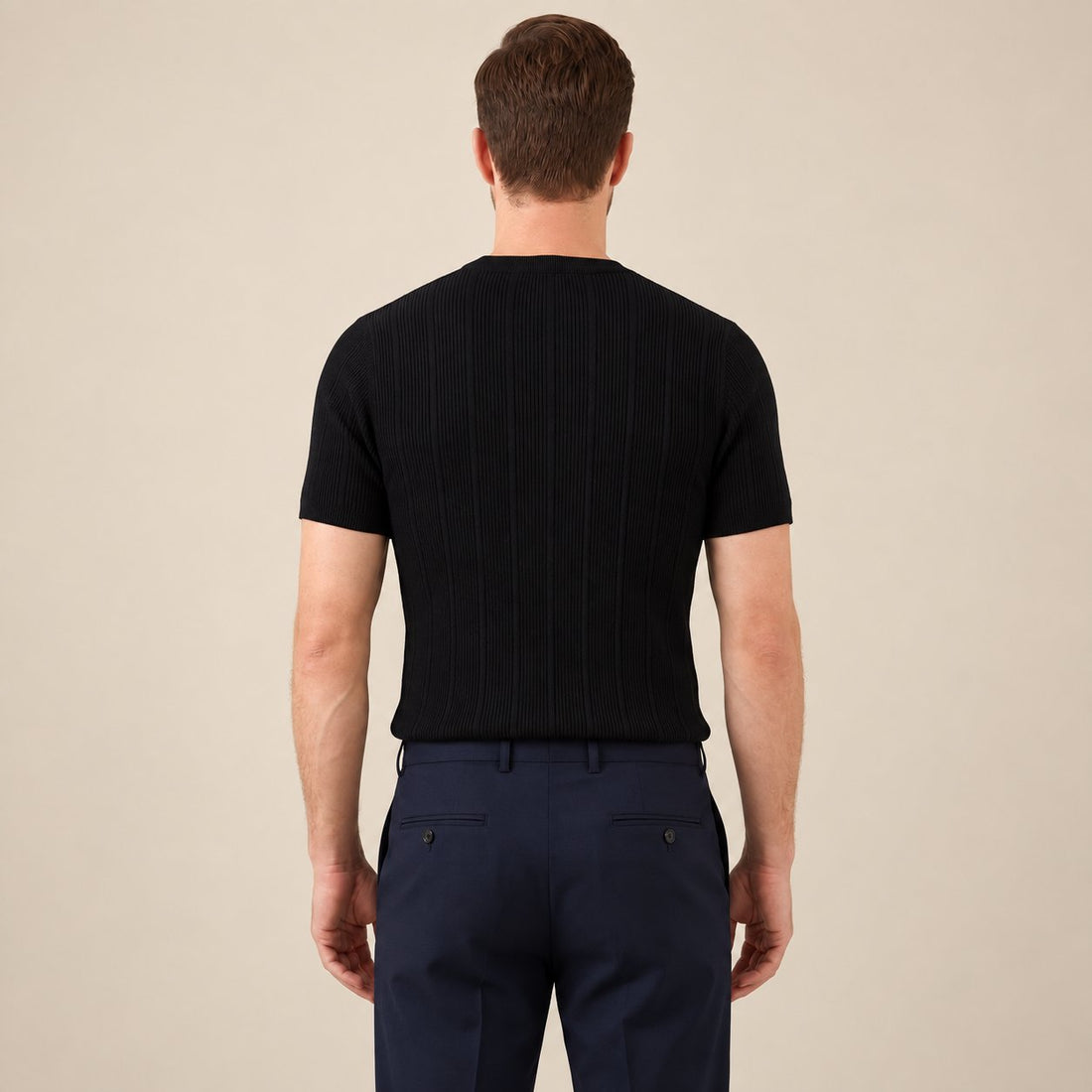Men's Rib Knit T-Shirt
