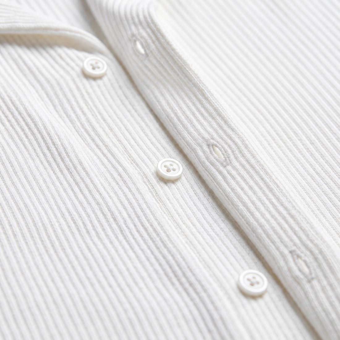 Men's Ribbed Cuban Collar Shirt