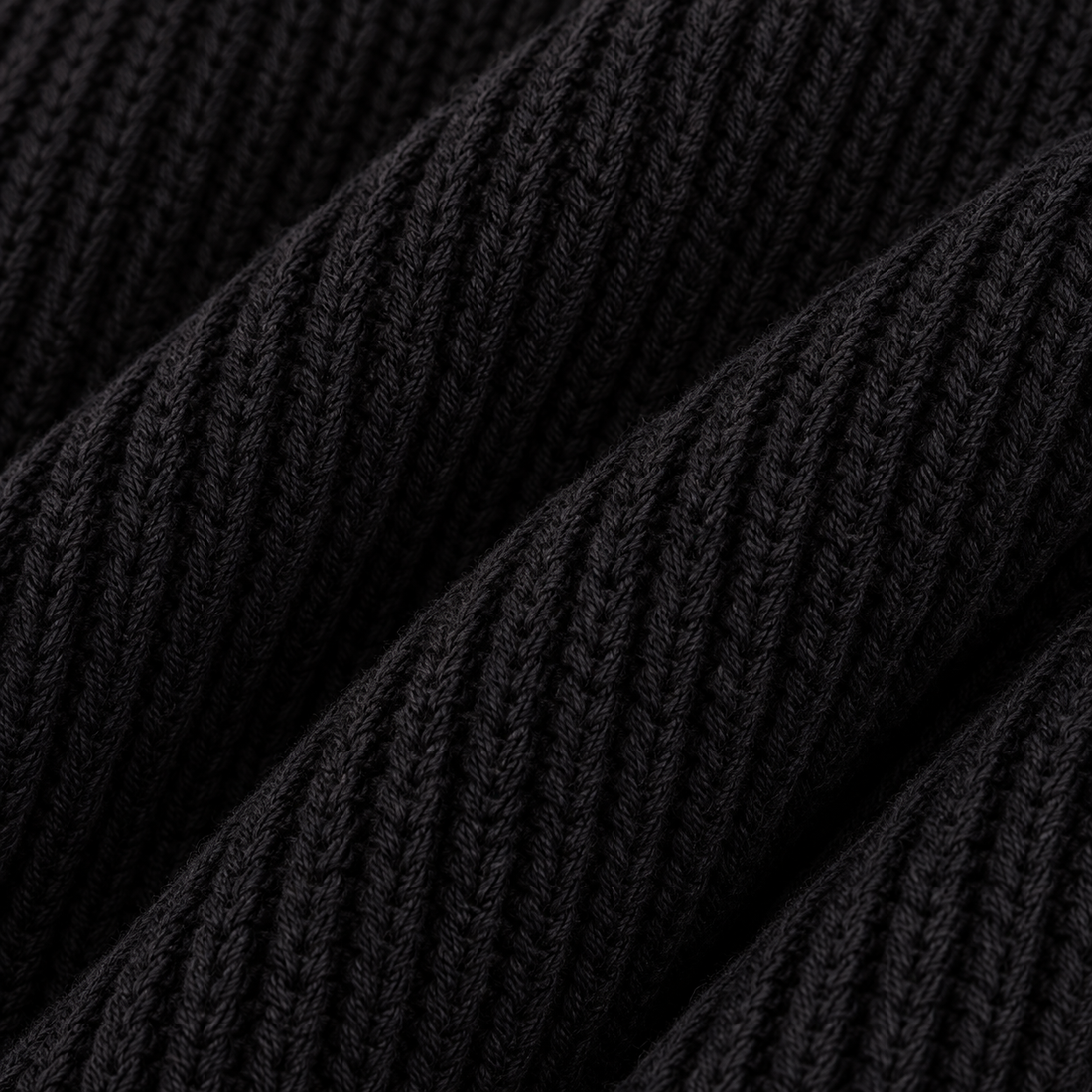 Men's Ribbed Full-Zip Knit Cardigan