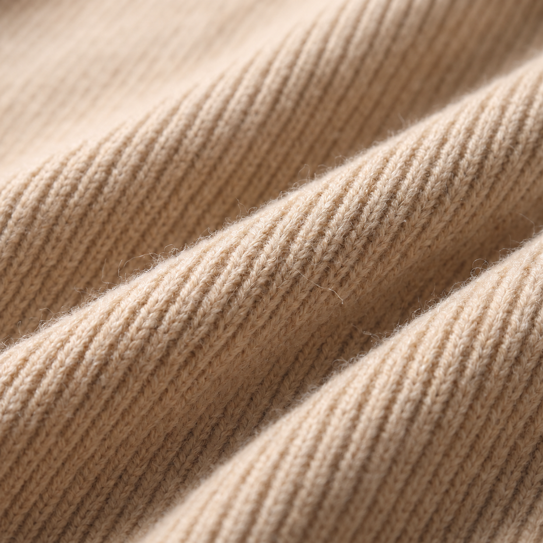 Men's Ribbed Wool Full-Zip Cardigan