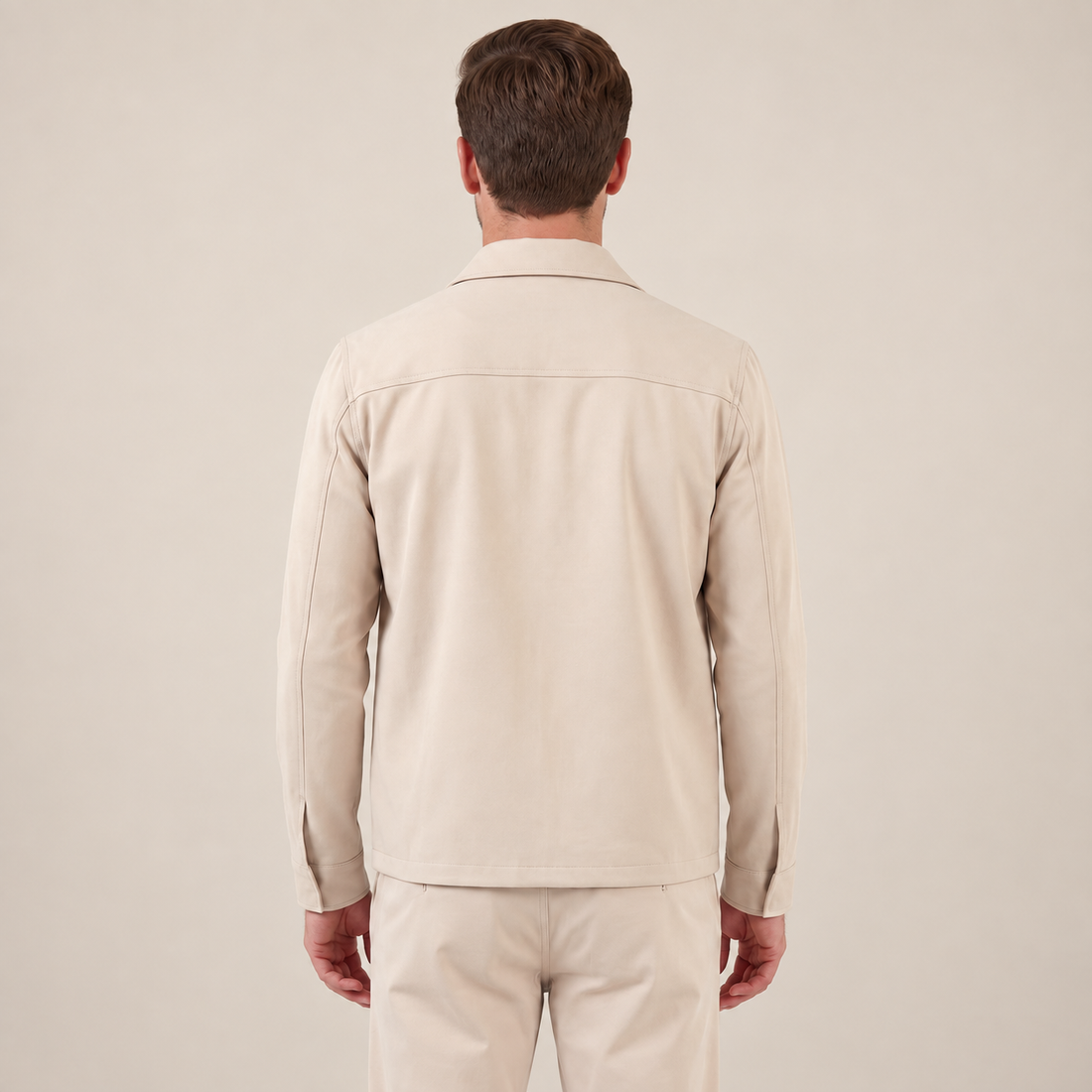 Men's Shiny Mid-Spring Jacket
