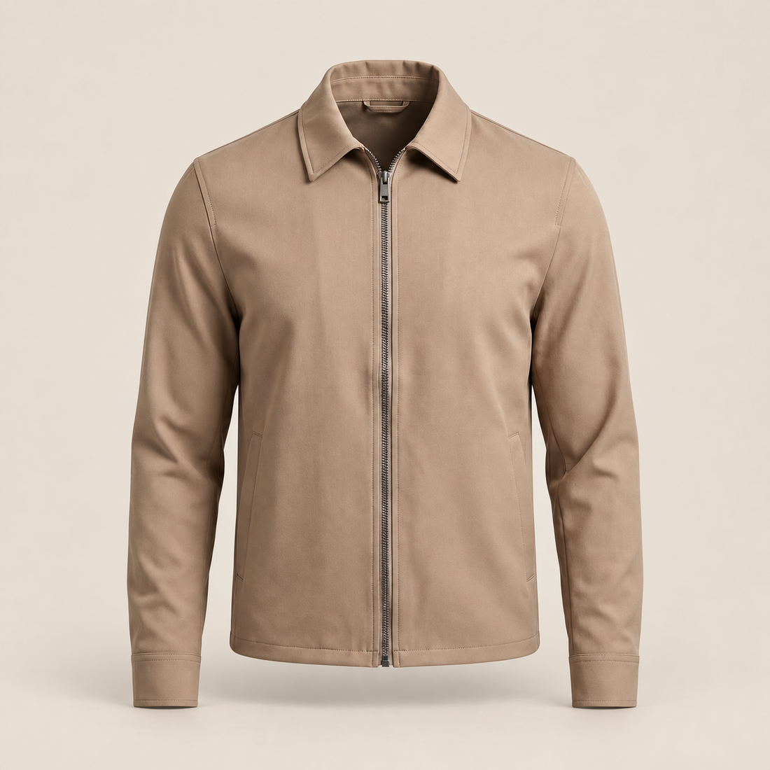 Men's Shiny Mid-Spring Jacket