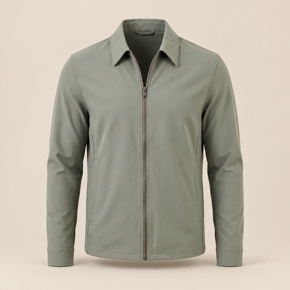 Men's Shiny Mid-Spring Jacket