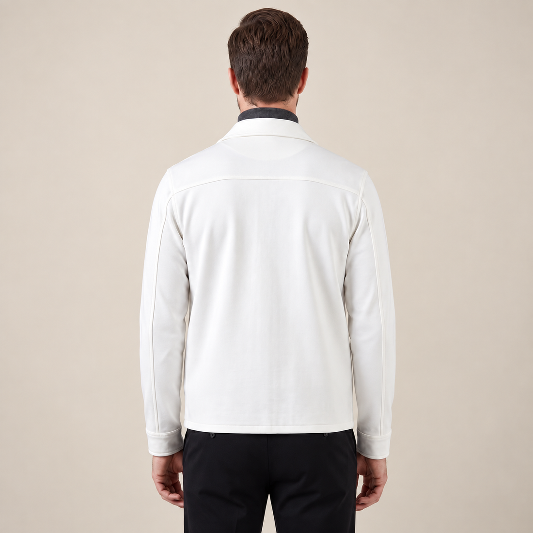 Men's Shiny Mid-Spring Jacket