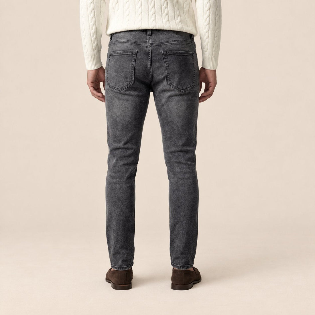 Men's Slim Fit Grey Jeans
