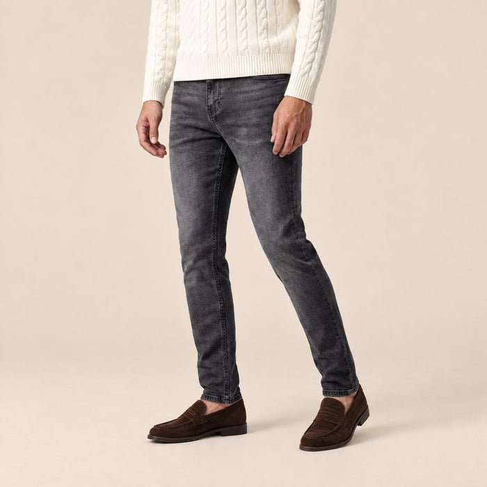 Men's Slim Fit Grey Jeans