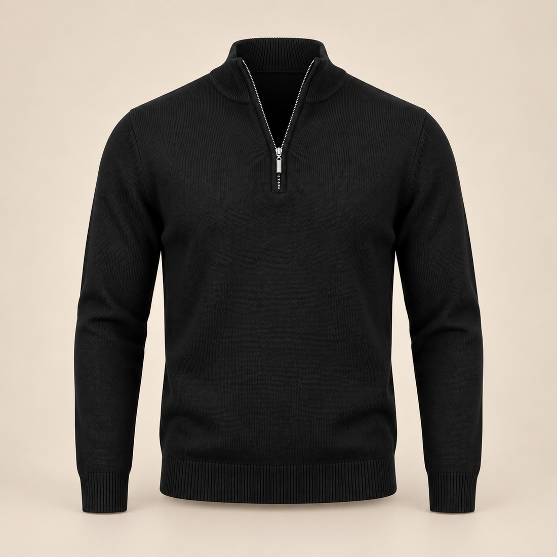 Men's Slim Fit Half-Zip Knit Sweater