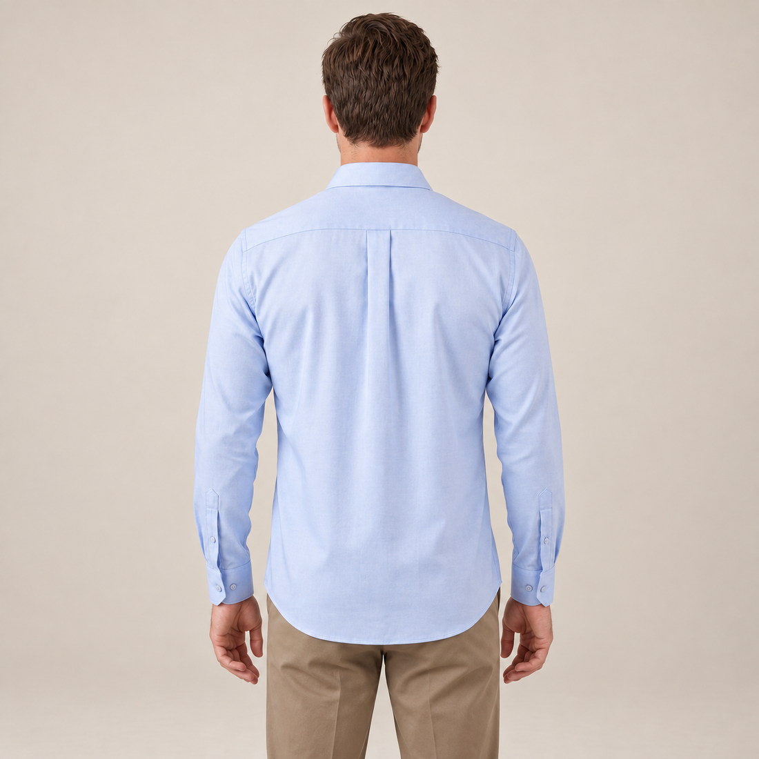 Men's Slim Fit Long-Sleeve Dress Shirt