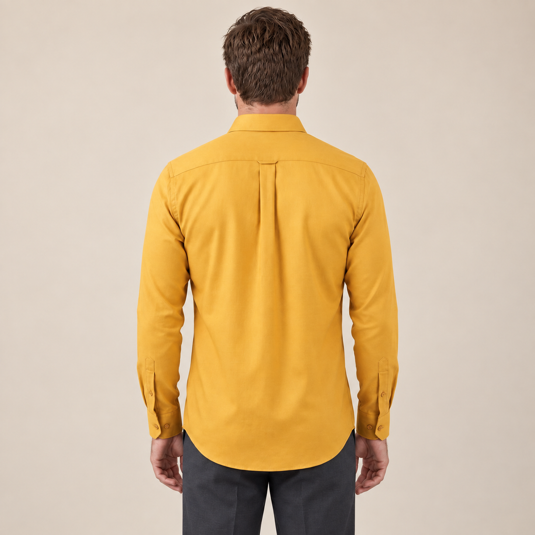 Men's Slim Fit Long-Sleeve Dress Shirt