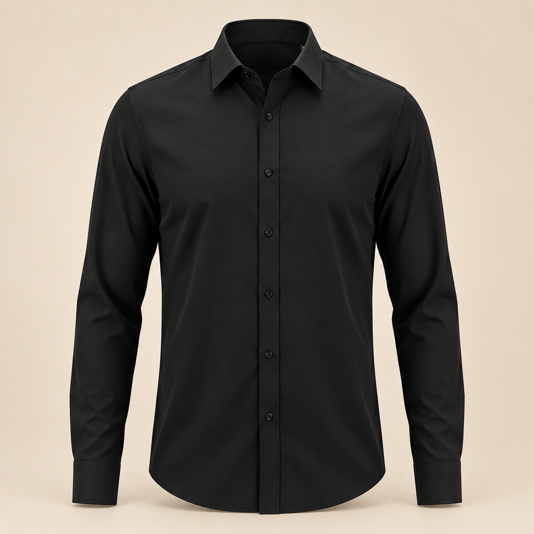 Men's Slim Fit Long-Sleeve Dress Shirt