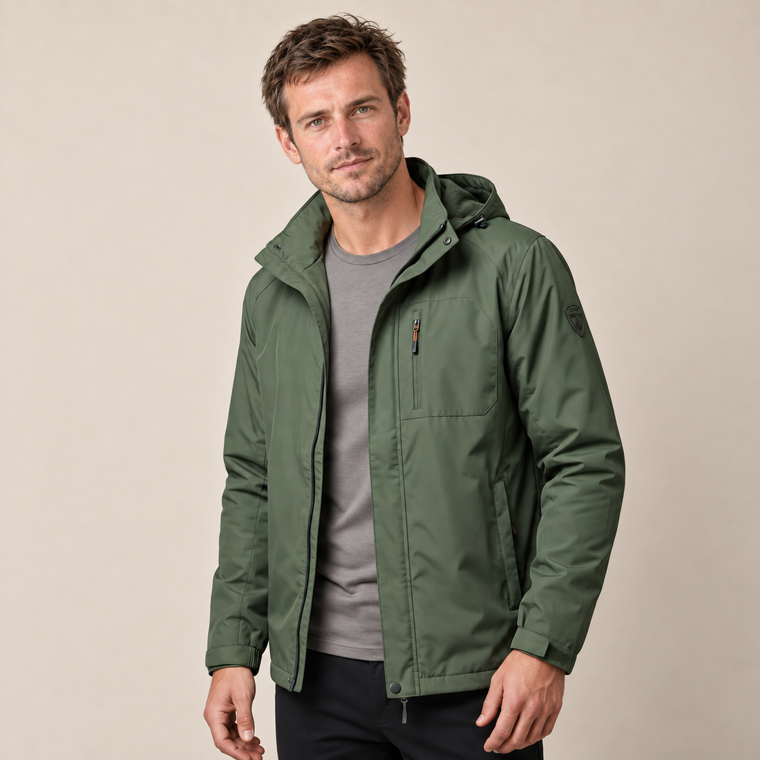Men's Spring Hooded Softshell Jacket