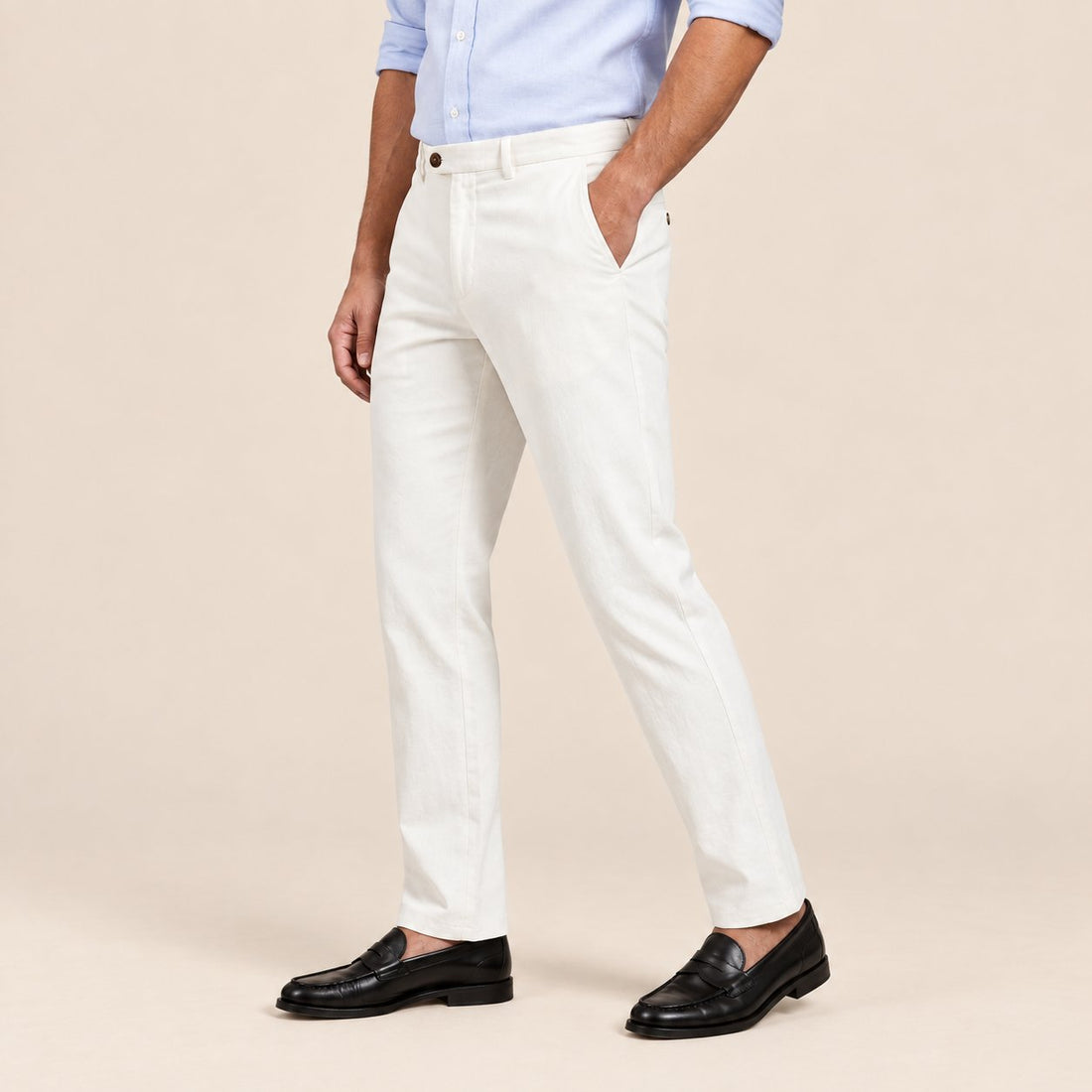 Men's Straight-Fit Chino Trousers