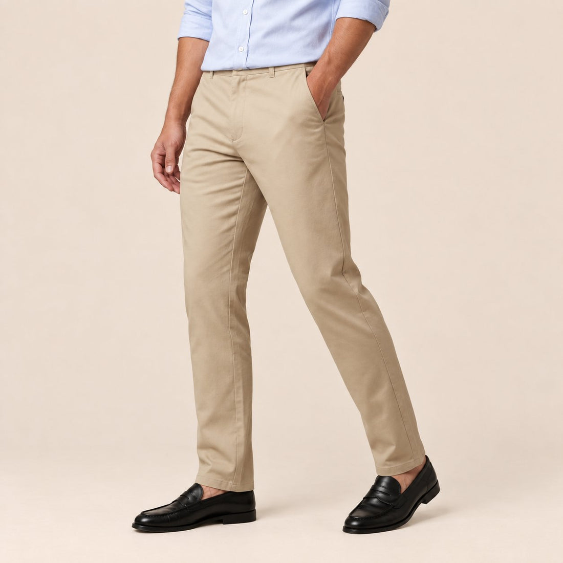 Men's Straight-Fit Chino Trousers