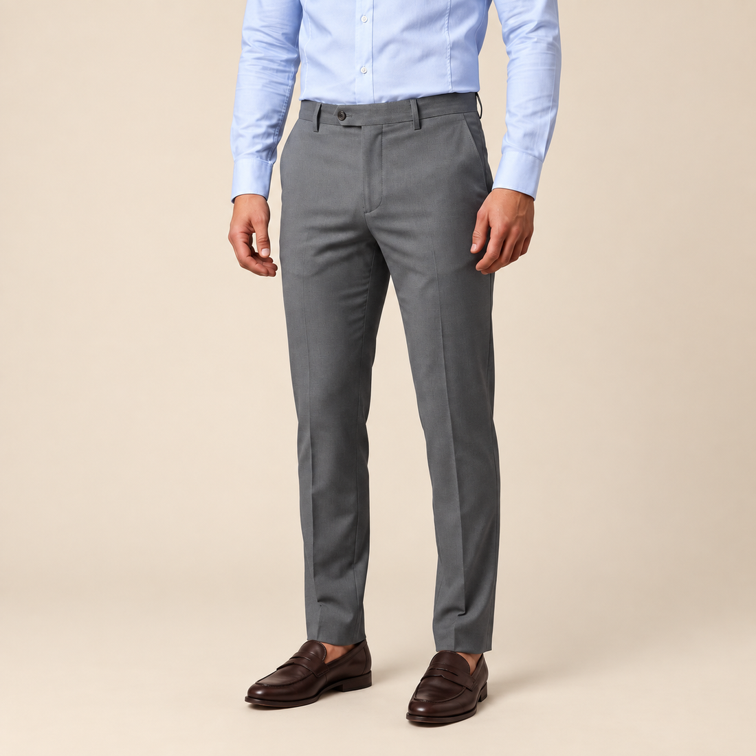 Men's Straight Leg Chino Trousers