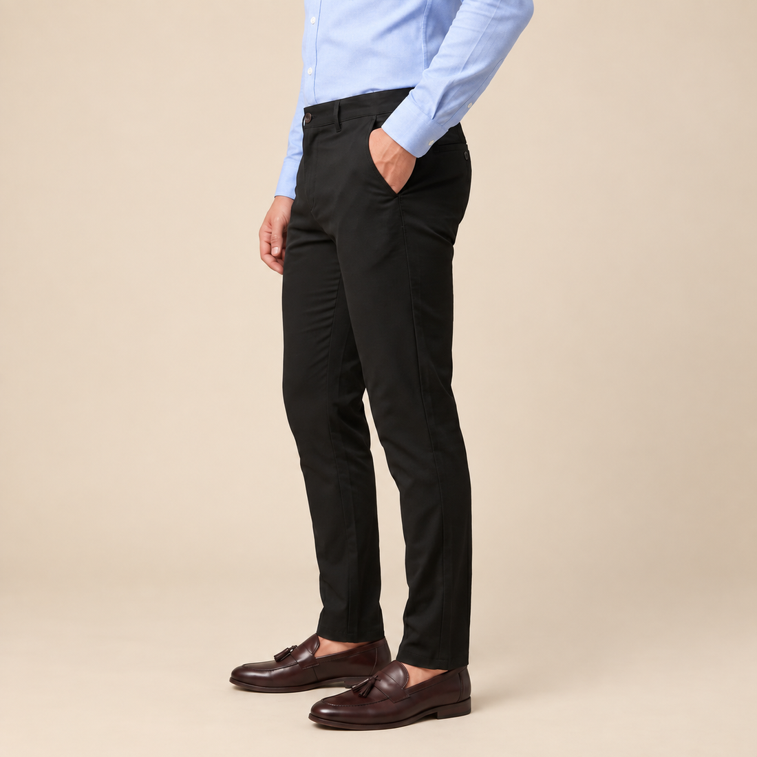 Men's Straight Leg Chino Trousers