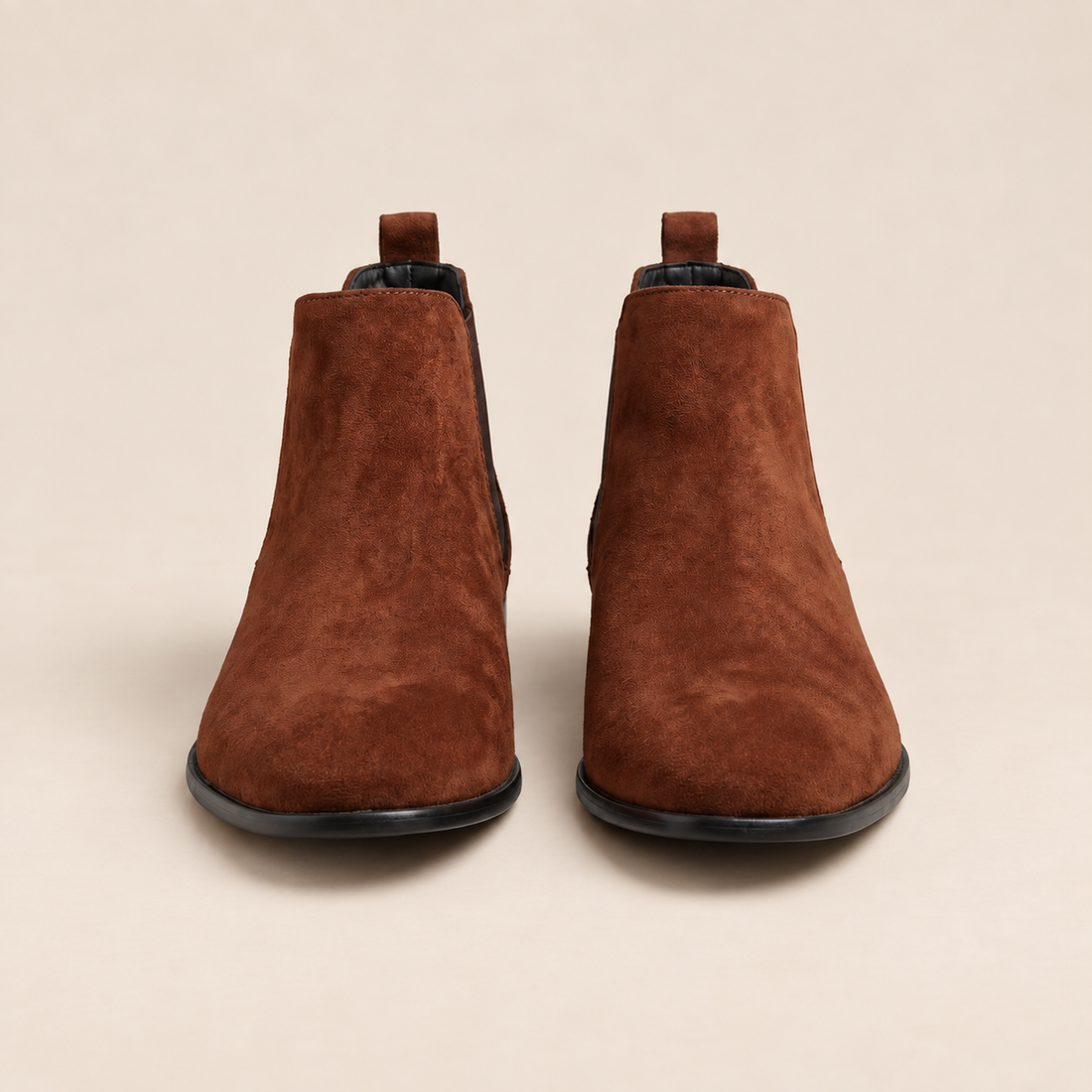 Men's Faux Suede Chelsea Boots