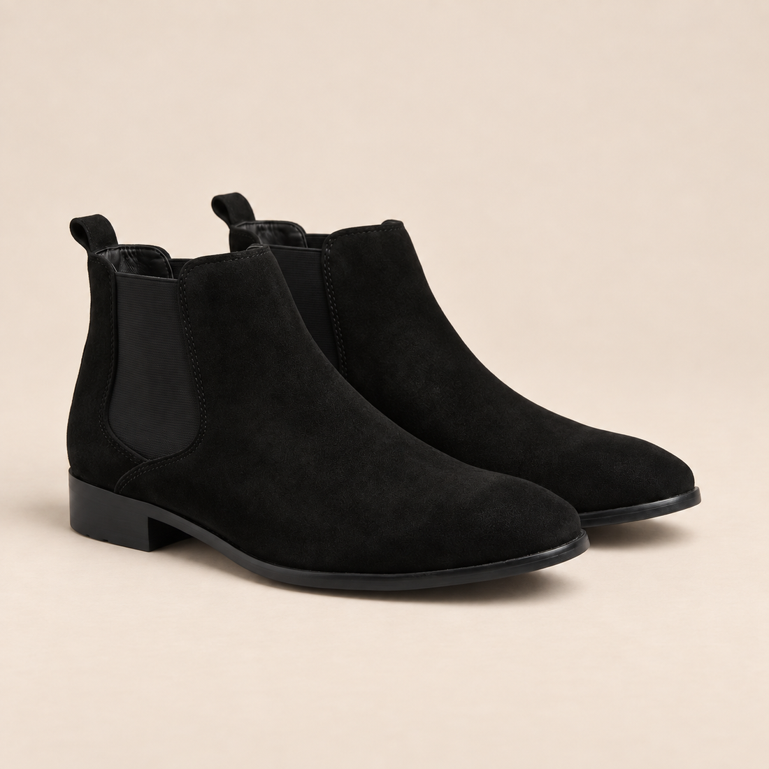 Men's Faux Suede Chelsea Boots