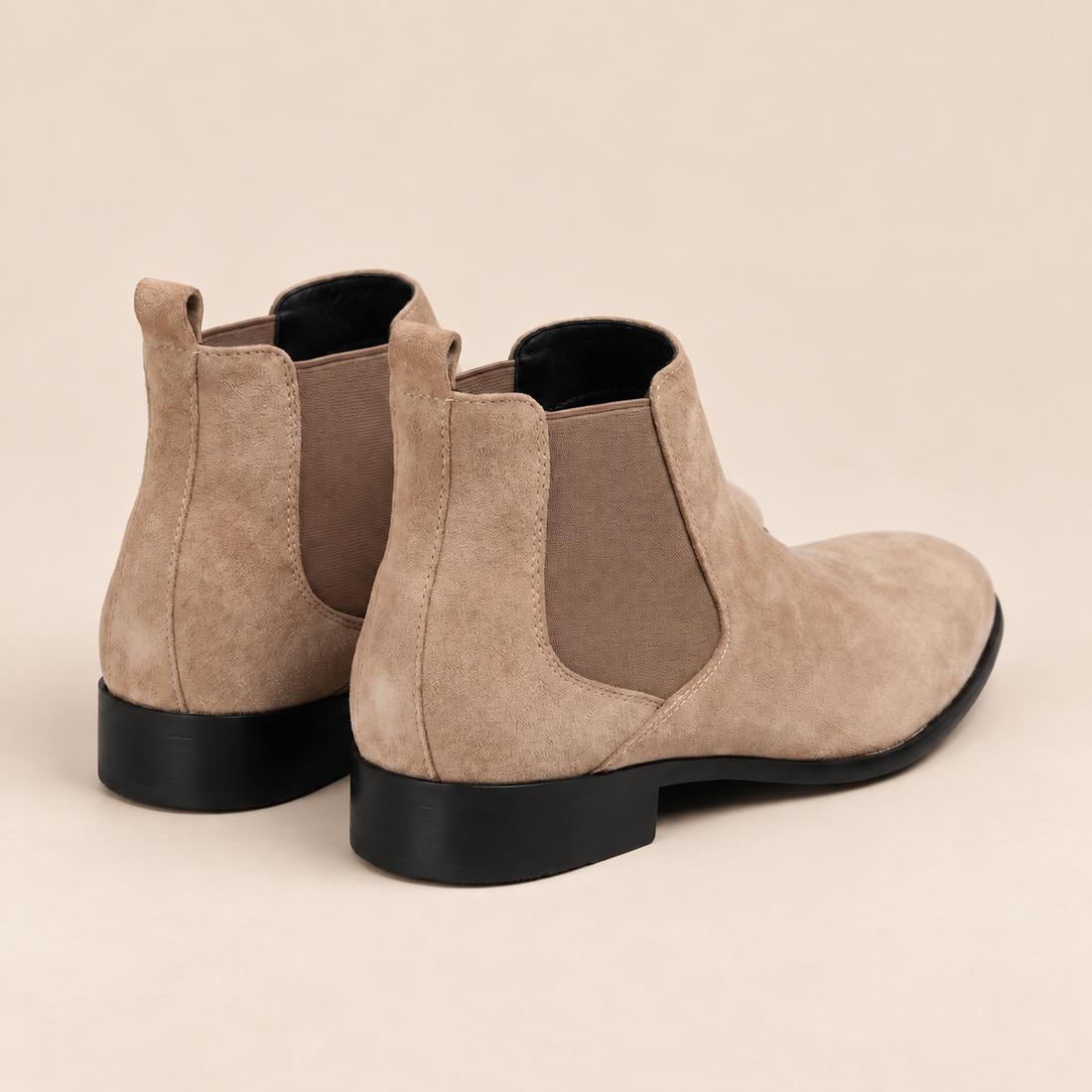 Men's Faux Suede Chelsea Boots