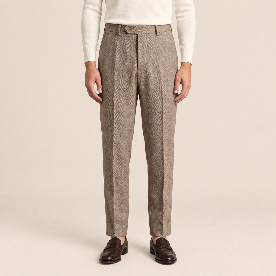 Men's Tailored Ankle-Length Trousers