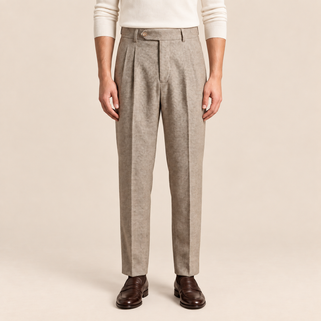 Men's Tailored Ankle-Length Trousers