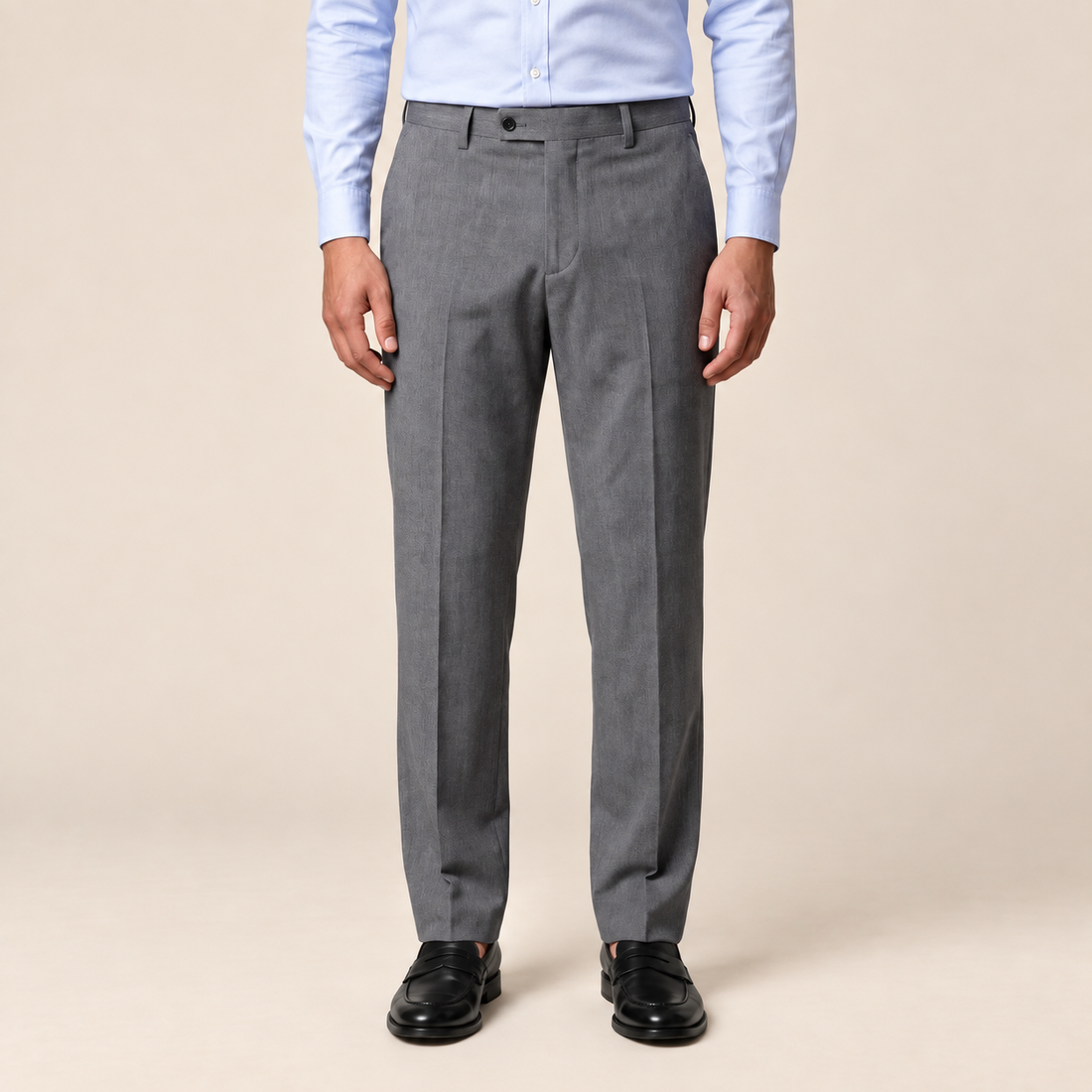 Men's Tailored Flat Front Trousers