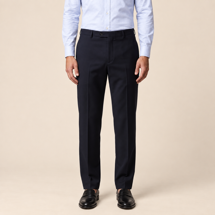 Men's Tailored Flat Front Trousers