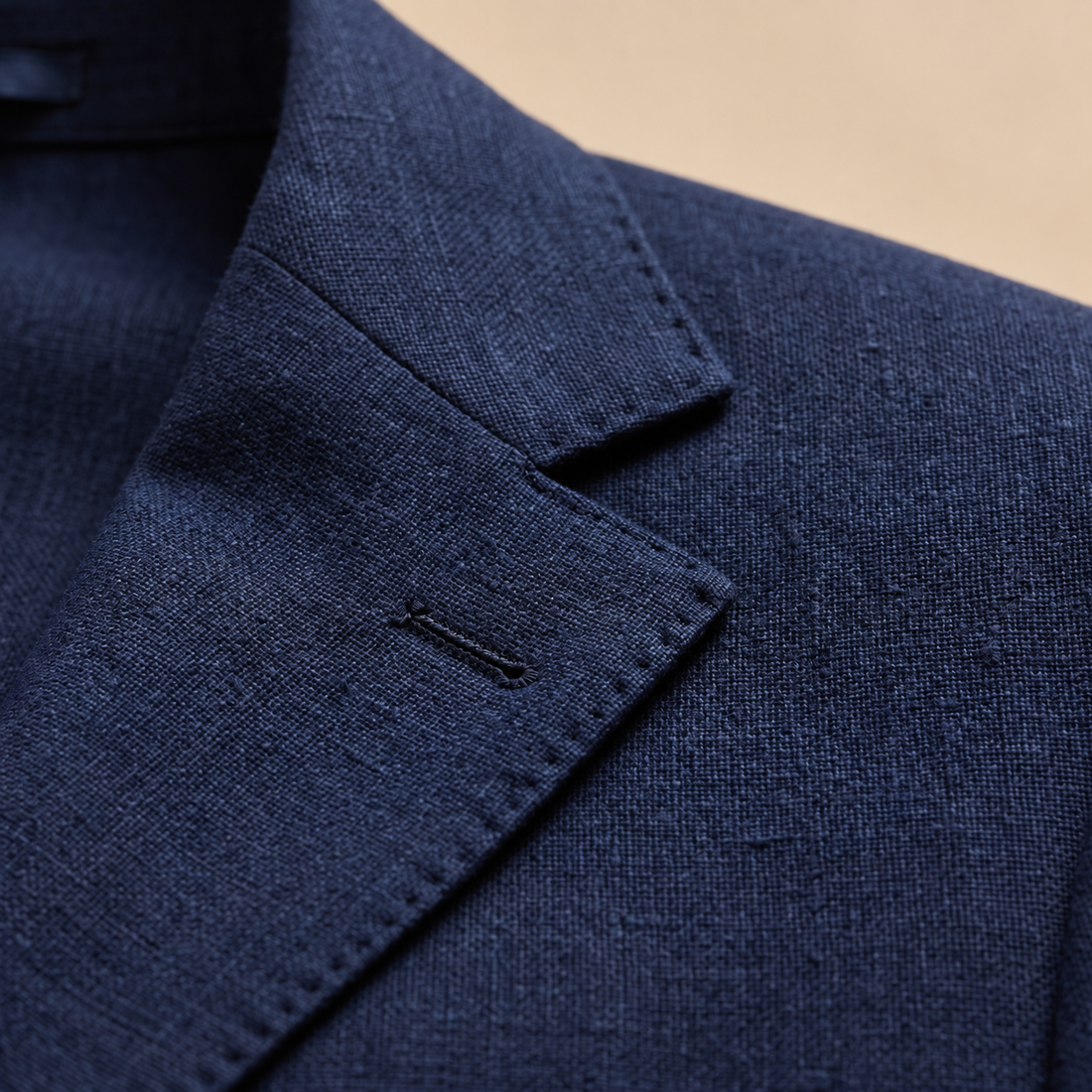 Men's Tailored Navy Blazer Jacket for Formal Occasions