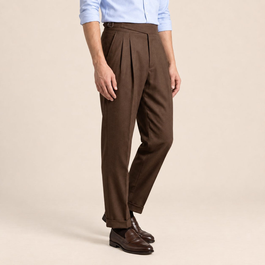 Men's Tailored fit Pleated Trousers