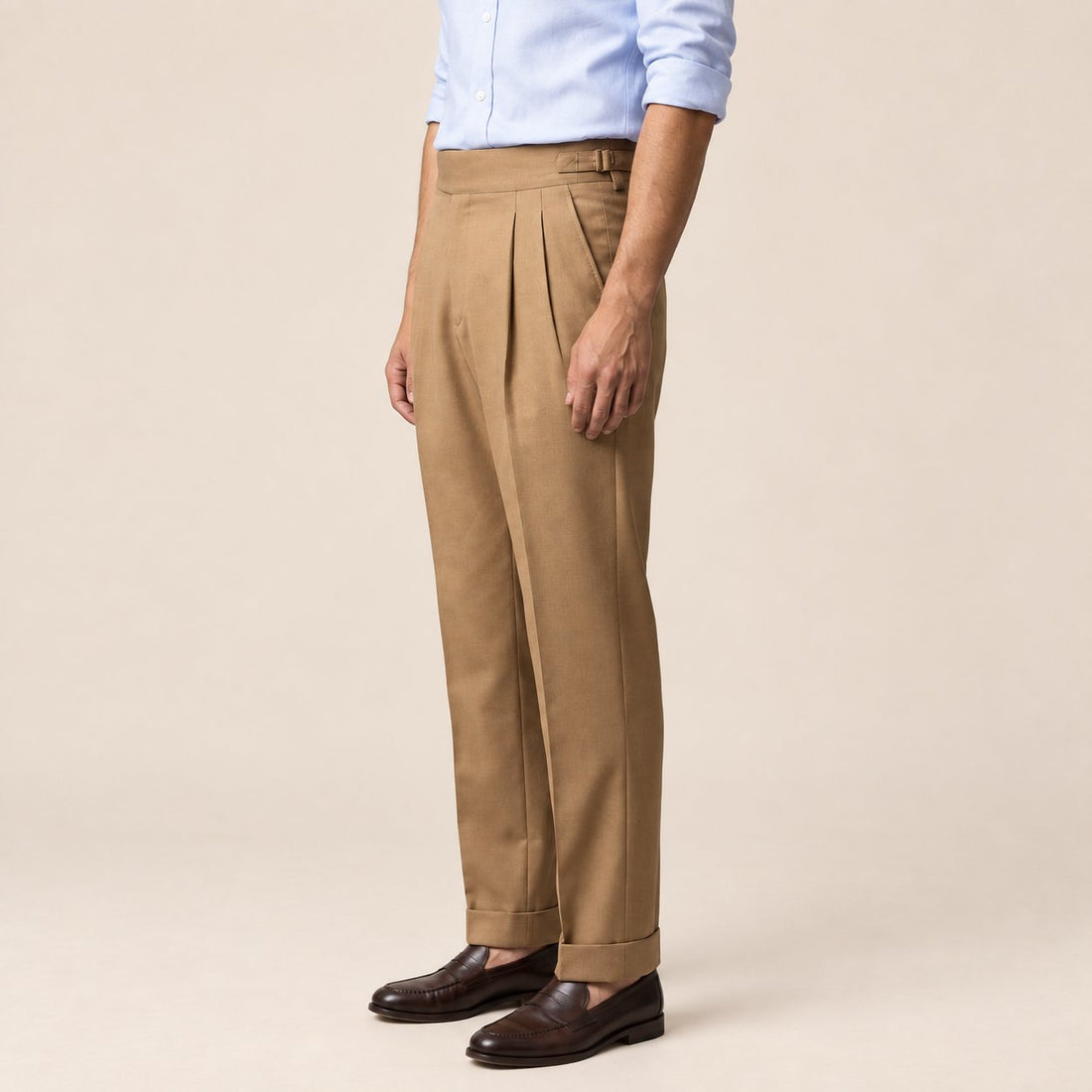 Men's Tailored fit Pleated Trousers