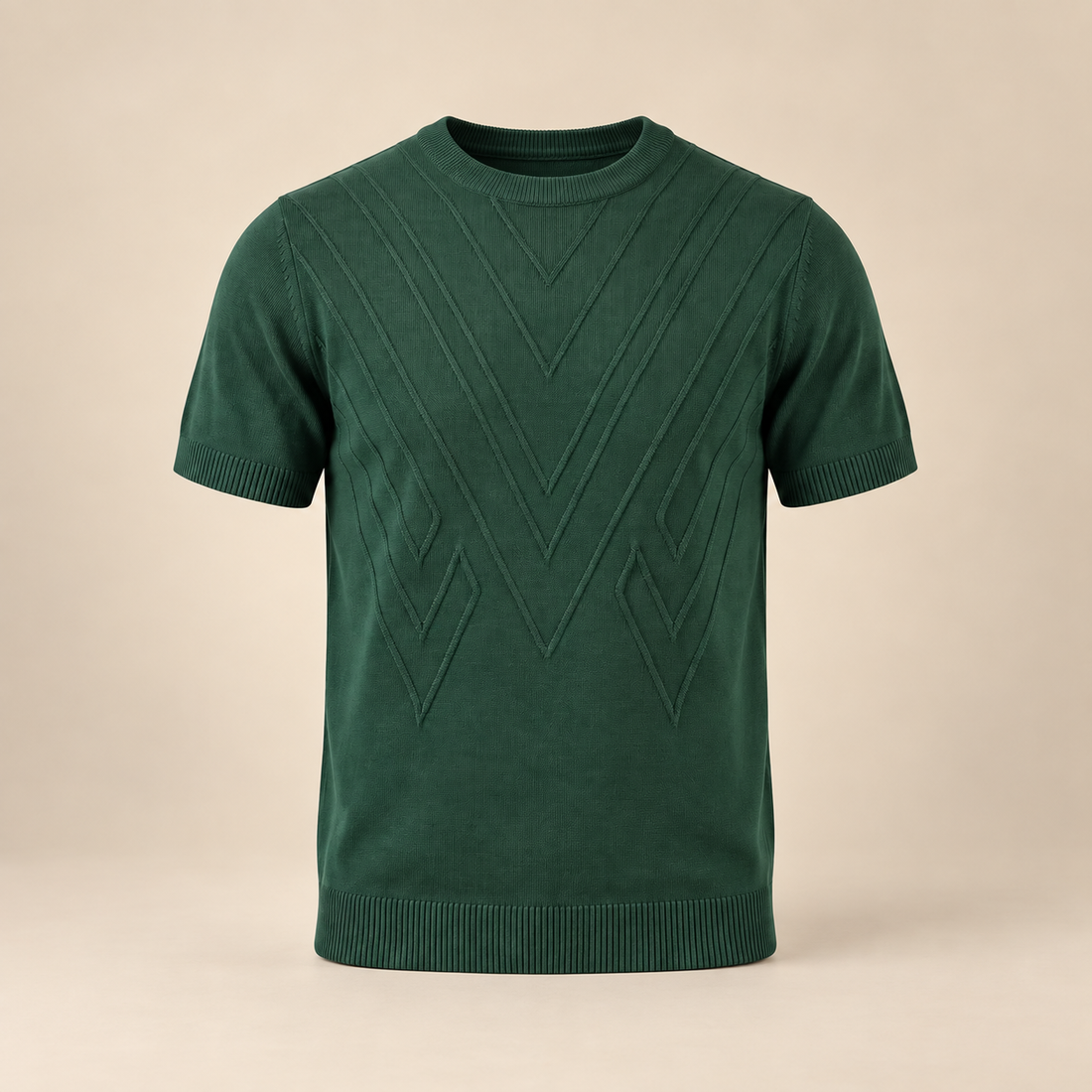 Men's Textured Knit T-Shirt