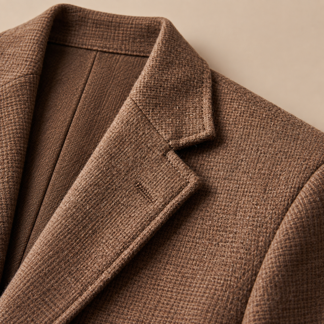 Men's Textured Two-Button Blazer