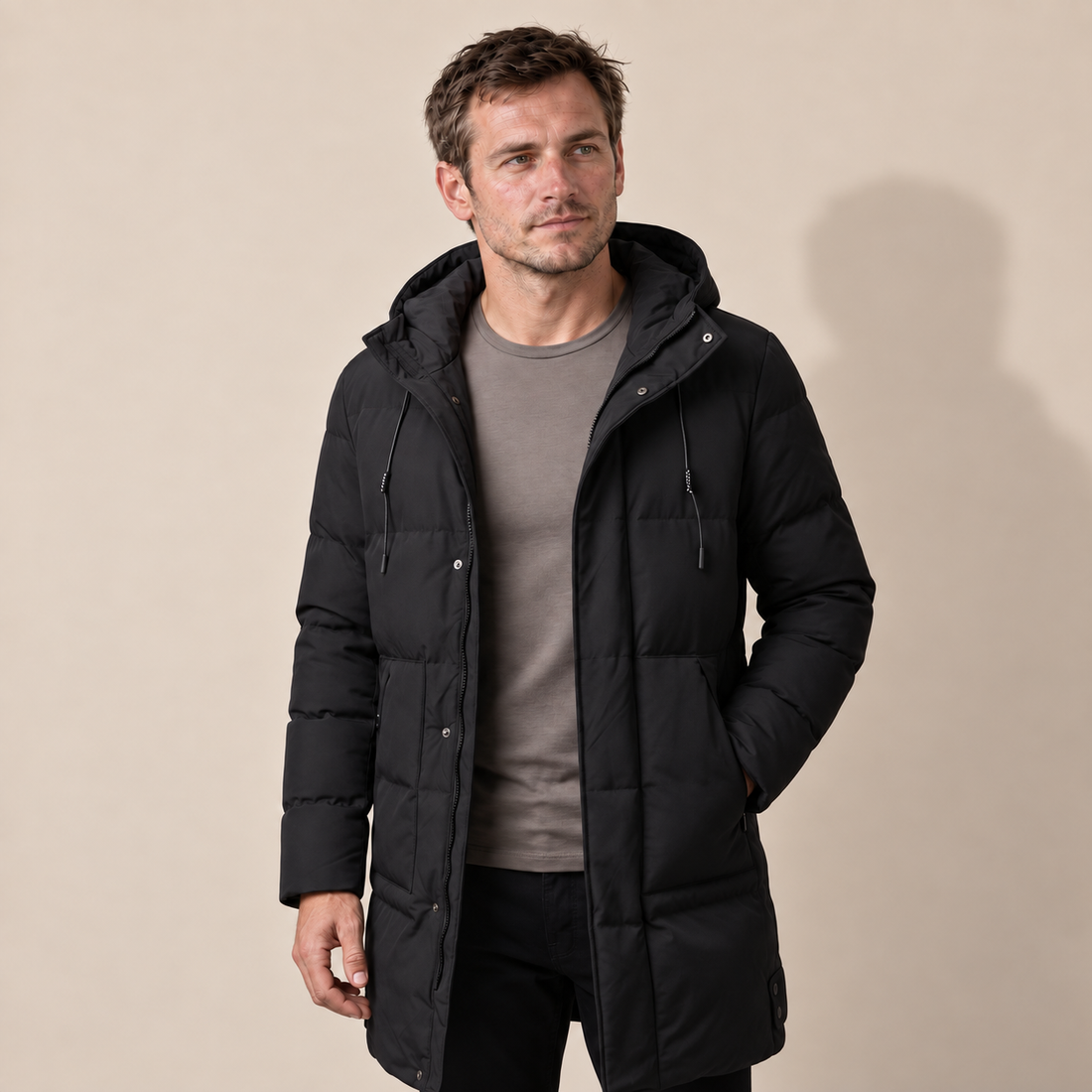 Men's Thick Padded Winter Puffer Jacket