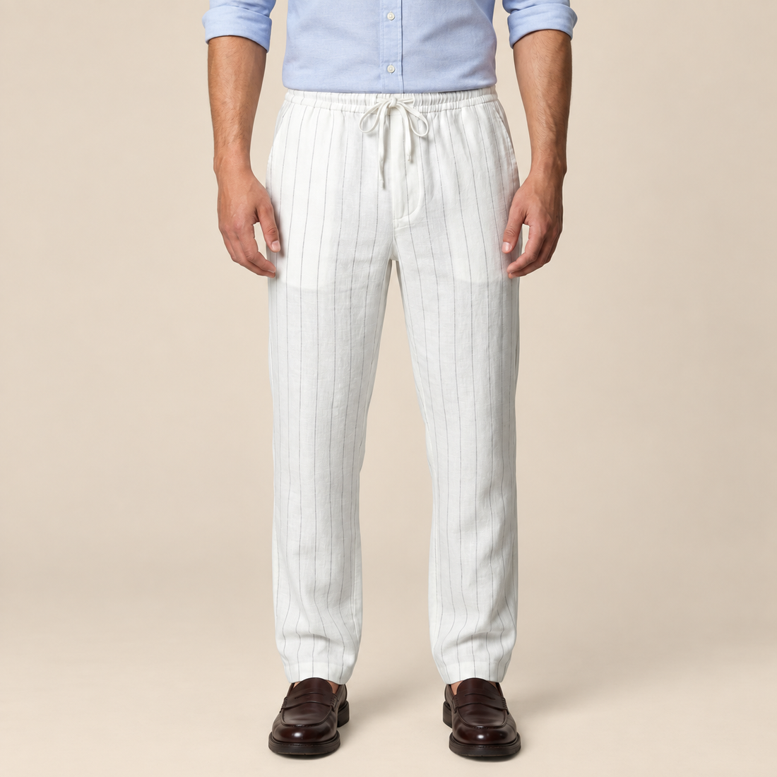Men's Trousers with Drawstring Waist