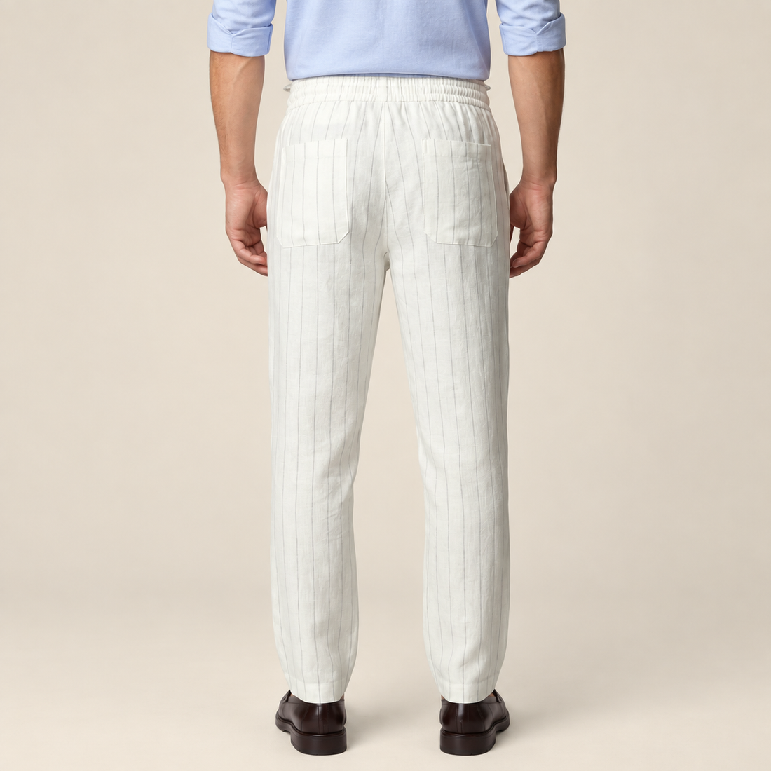 Men's Trousers with Drawstring Waist