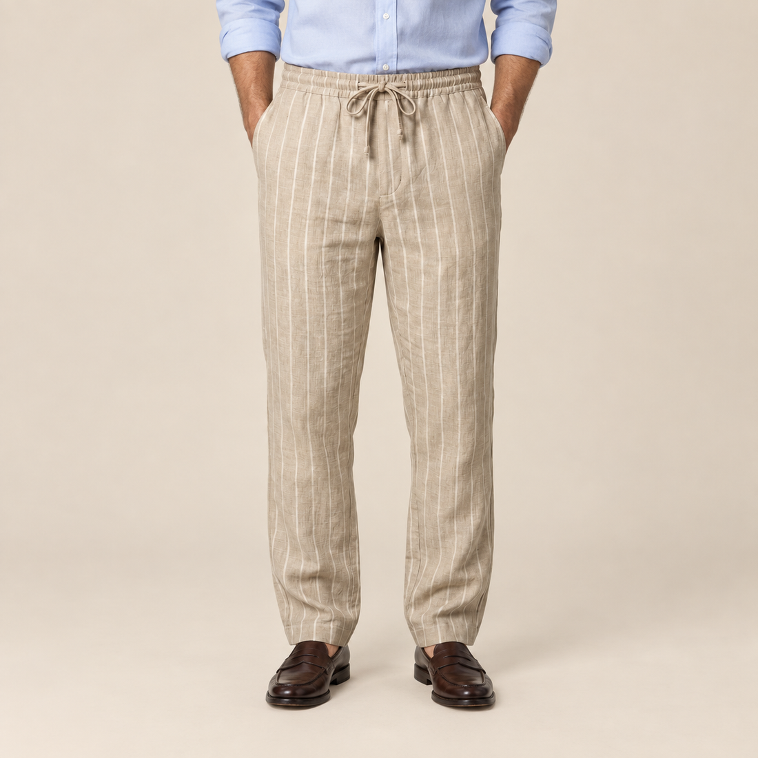 Men's Trousers with Drawstring Waist