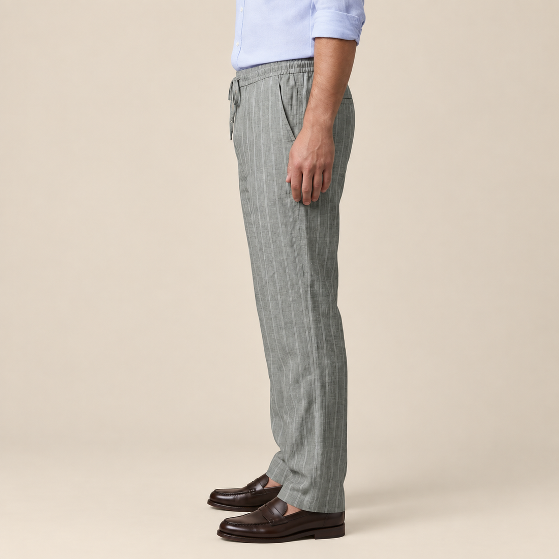 Men's Trousers with Drawstring Waist