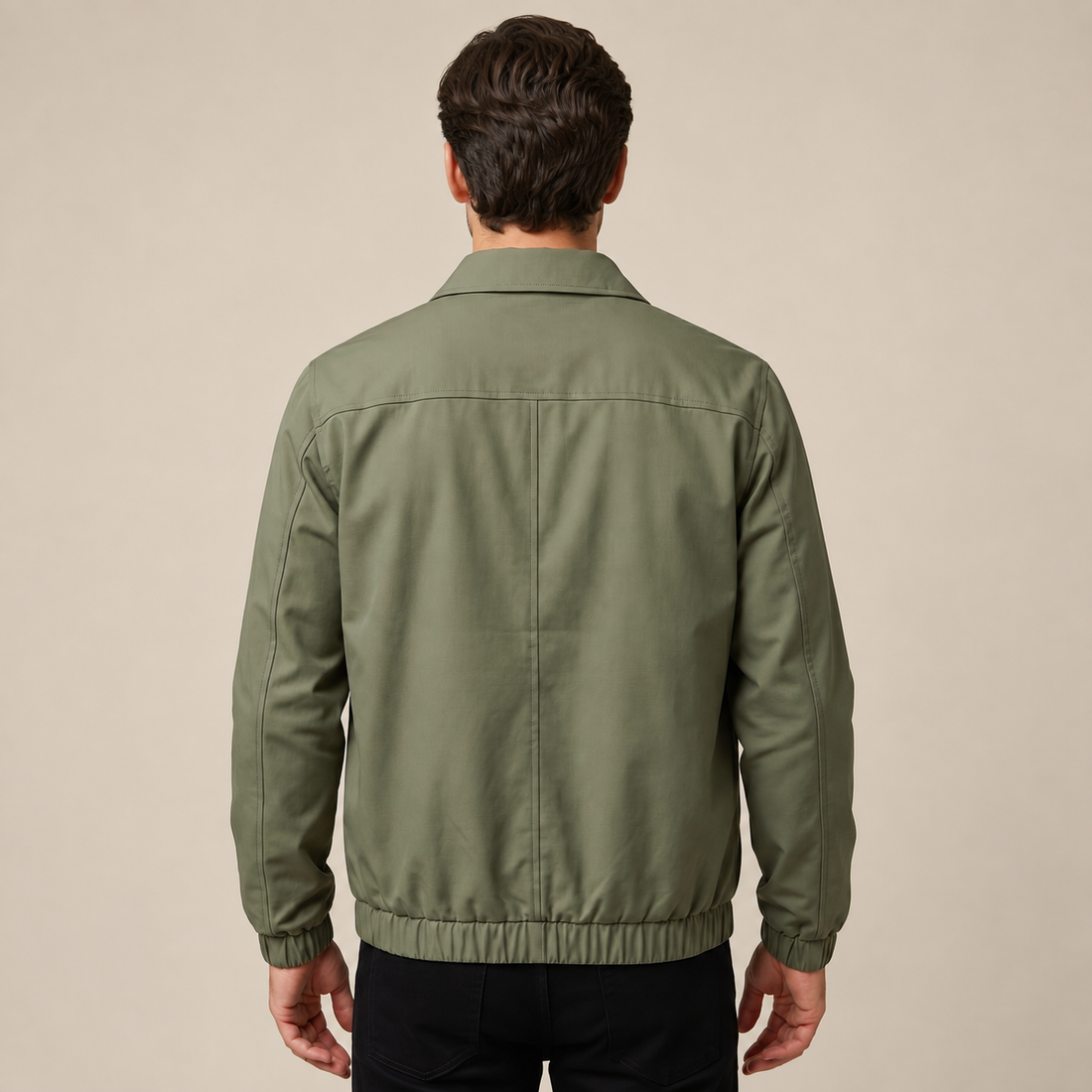 Men's Urban Casual Jacket with Zipper Details