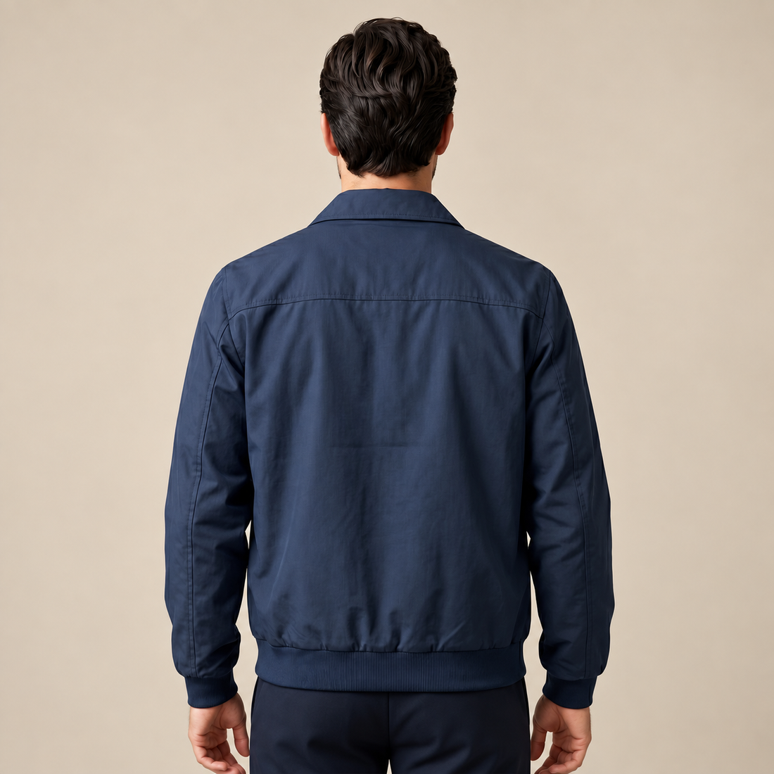 Men's Urban Casual Jacket with Zipper Details