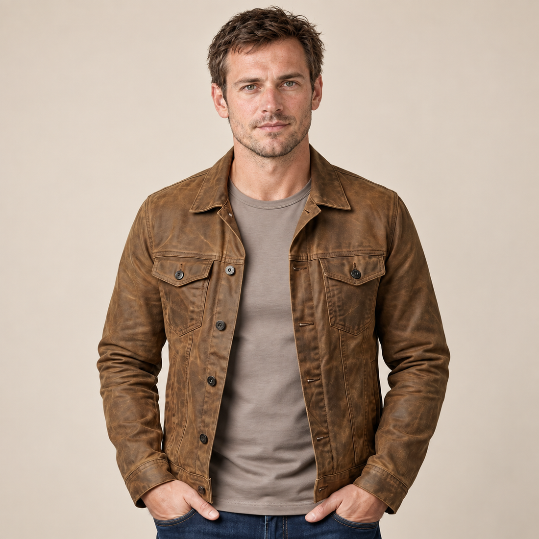 Men's Vintage Multi-Pocket Jacket