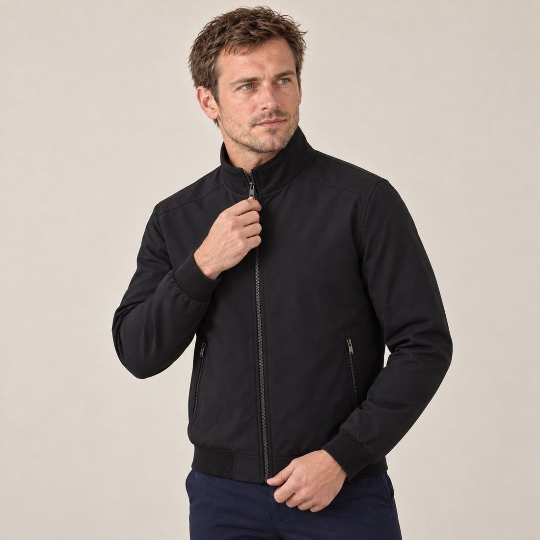 Men's Windproof High Collar Jacket