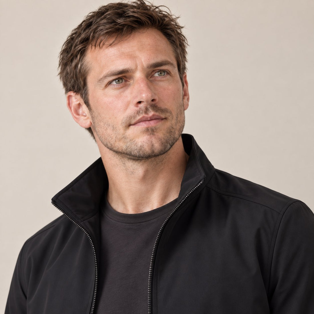 Men's Windproof High Collar Jacket