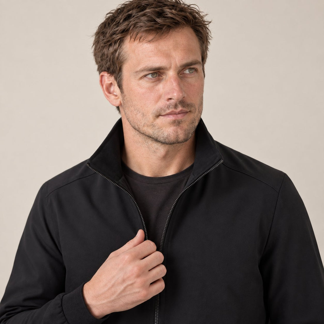 Men's Windproof High Collar Jacket