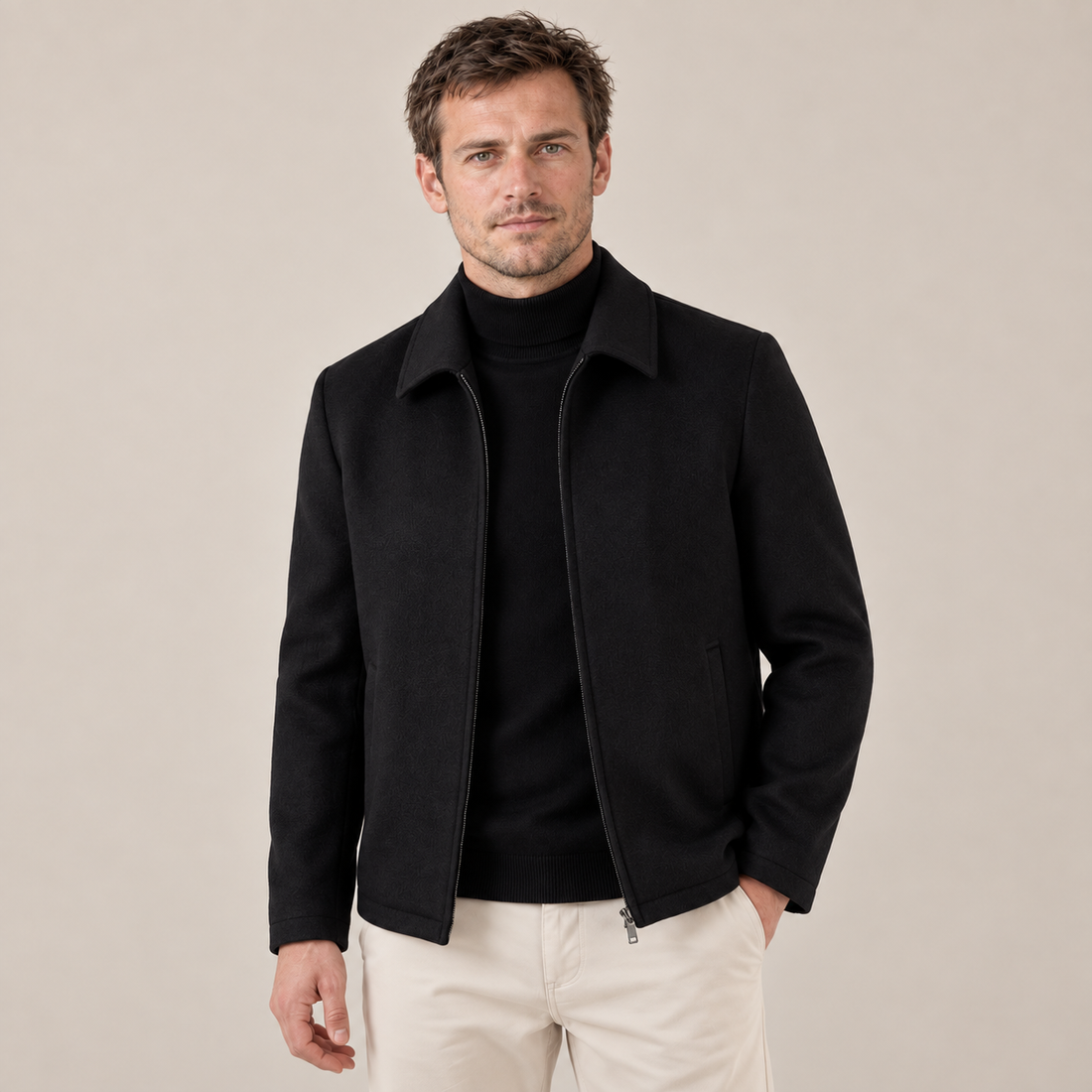 Men's Wool Blend Jacket