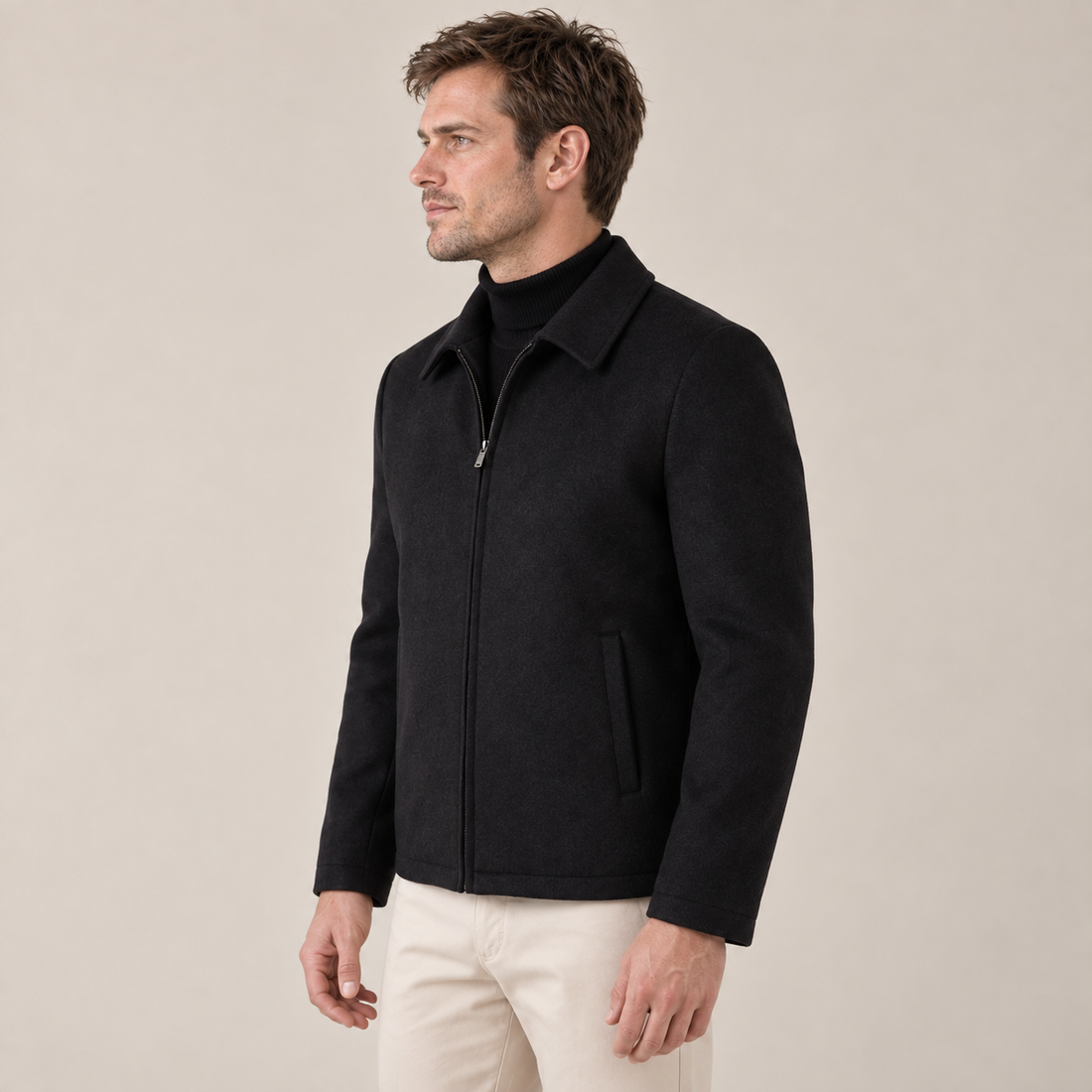 Men's Wool Blend Jacket