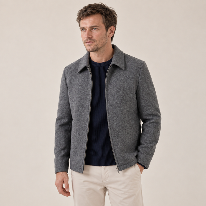 Men's Wool Blend Jacket