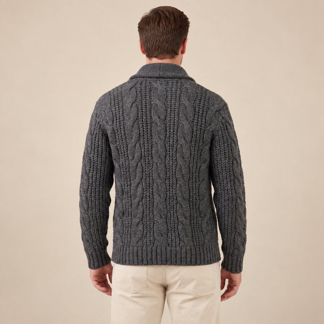 Men's Wool Knitted Cardigan