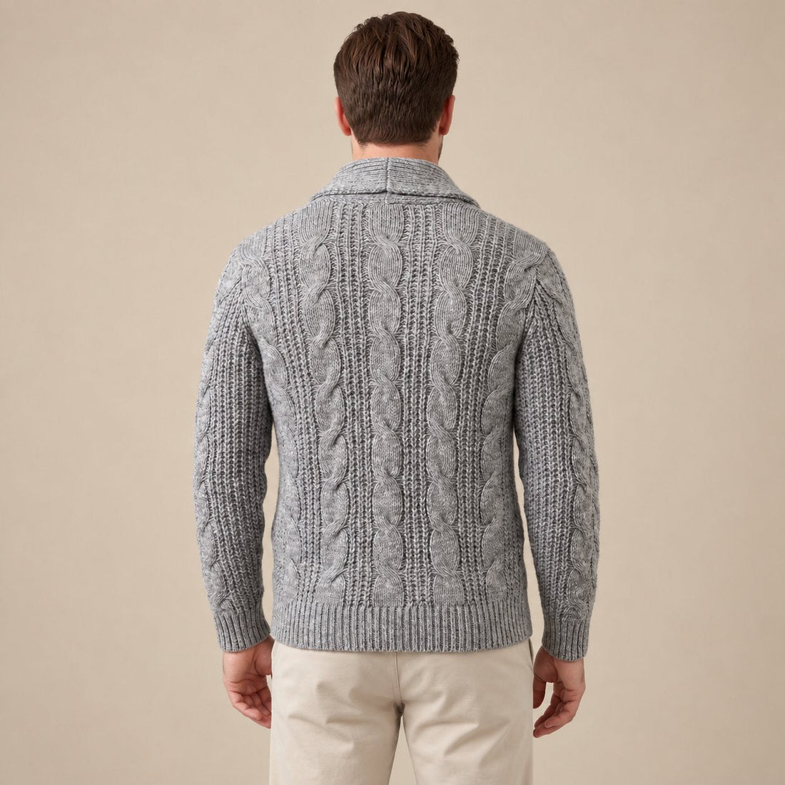 Men's Wool Knitted Cardigan